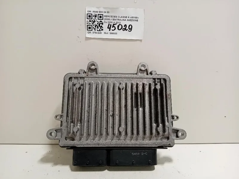Centralina Iniezione A640 900 24 00 Mercedes Classe A W169 2008