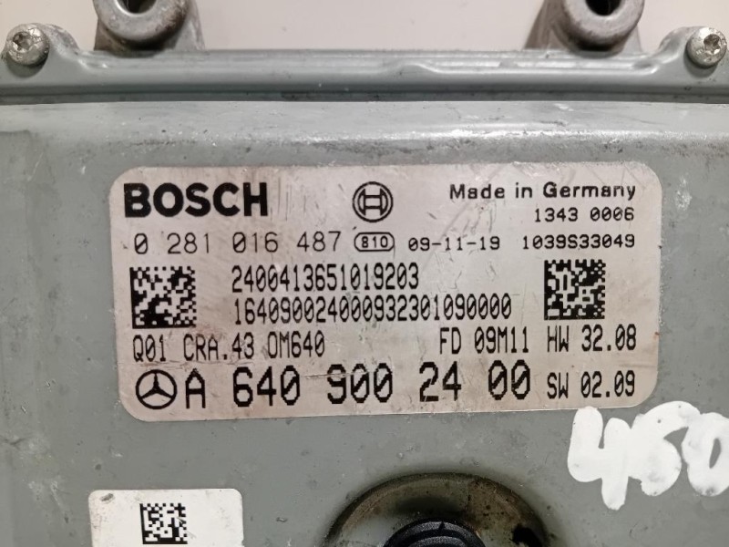 Centralina Iniezione A640 900 24 00 Mercedes Classe A W169 2008