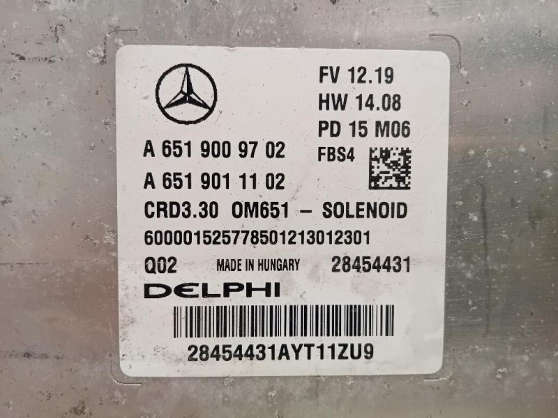 Centralina Iniezione A6519009702 Mercedes Classe A W176 2015