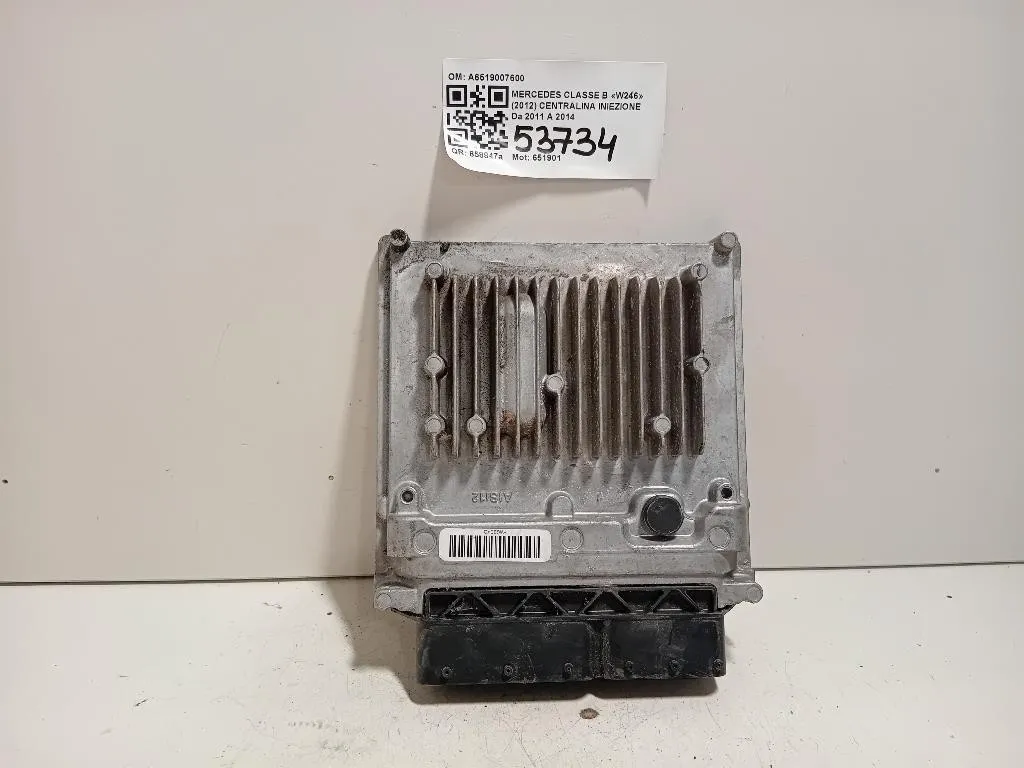 Centralina Iniezione A6519007600 Mercedes Classe B W246 2012