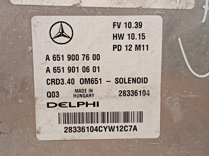 Centralina Iniezione A6519007600 Mercedes Classe B W246 2012