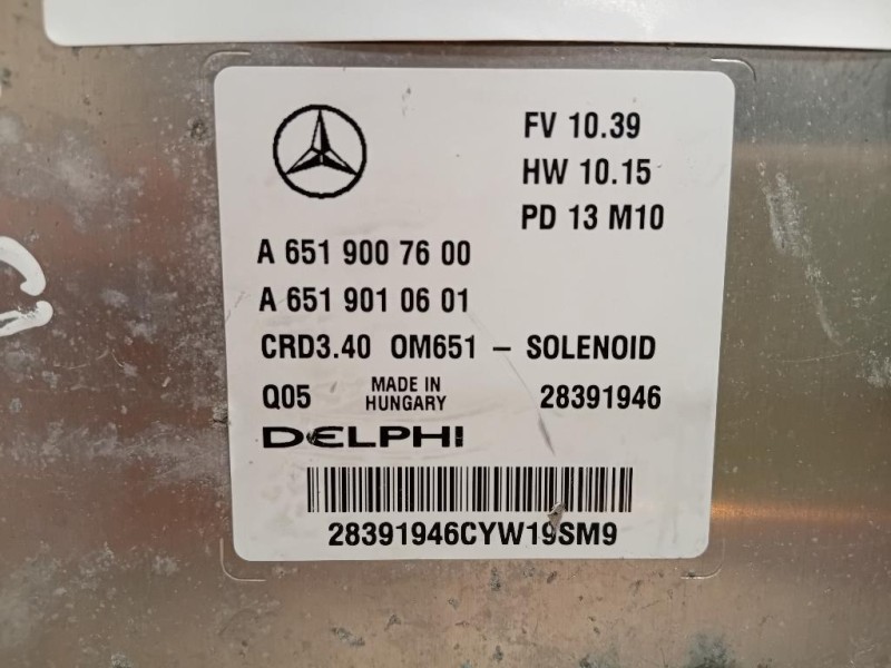 Centralina Iniezione A6519007600 Mercedes Classe B W246 2012