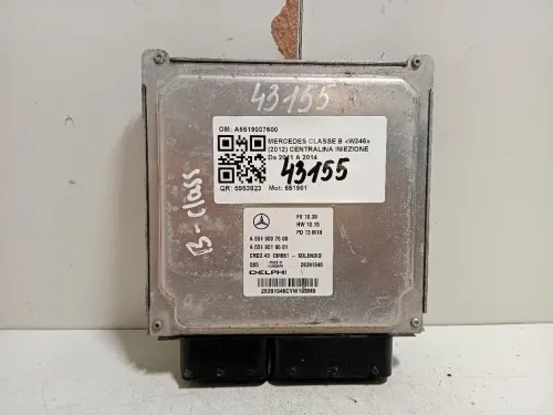 Centralina Iniezione A6519007600 Mercedes Classe B W246 2012
