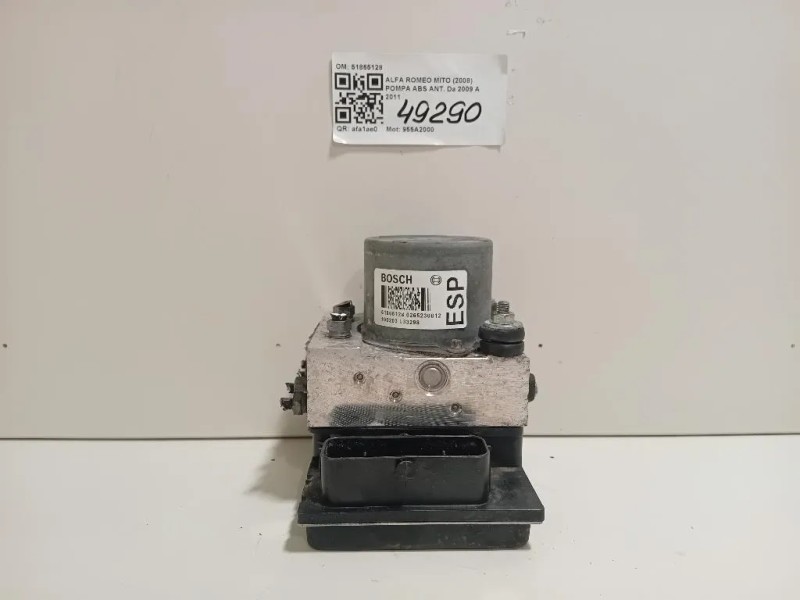 Pompa ABS ANT 51865128 Alfa Romeo MITO 2008
