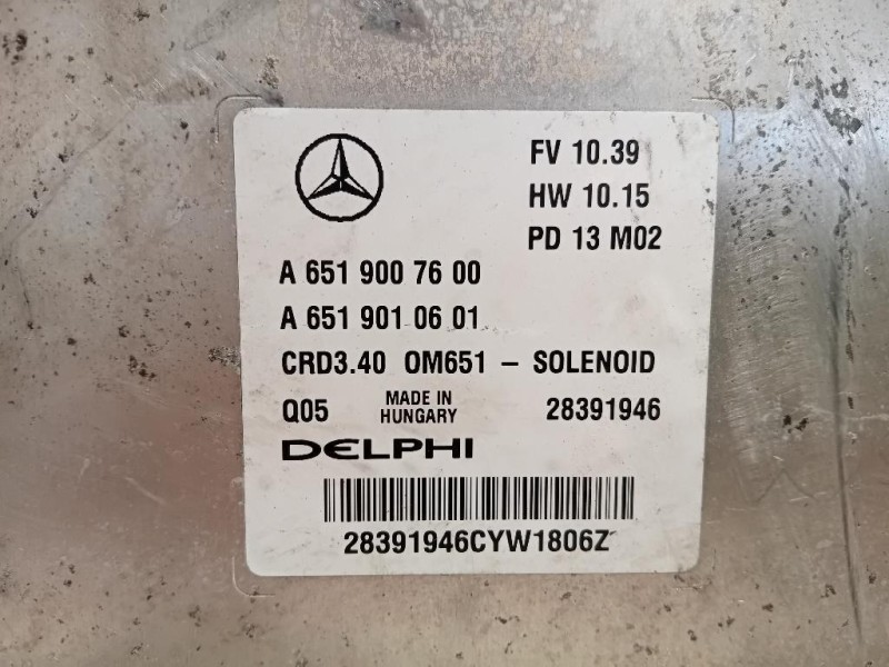 Centralina Iniezione A6519007600 Mercedes Classe B W246 2012