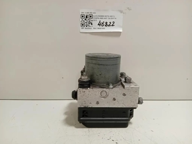 Pompa ABS ANT 0 265 252 233 0265252233 Alfa Romeo MITO 2011