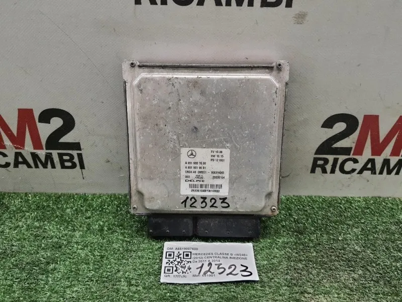 Centralina Iniezione A6519007600 Mercedes Classe B W246 2012