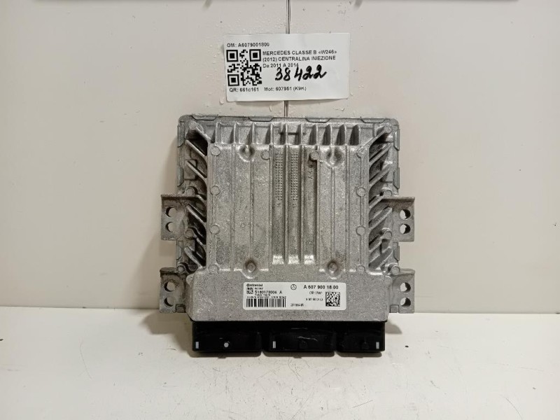Centralina Iniezione A6079001800 Mercedes Classe B W246 2012