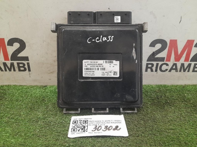 Centralina Iniezione A2711500391 Mercedes Classe C W204 2007