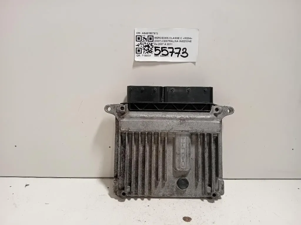 Centralina Iniezione A6461507972 Mercedes Classe C W204 2007