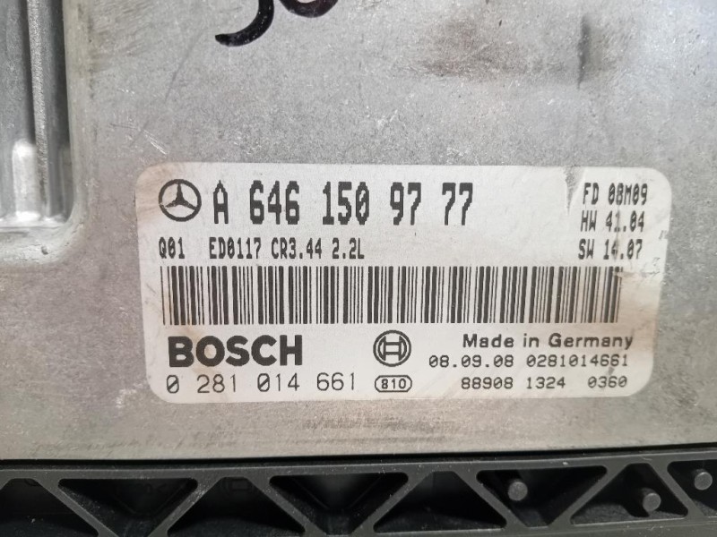 Centralina Iniezione A6461509777 Mercedes Classe CLK C209 2003