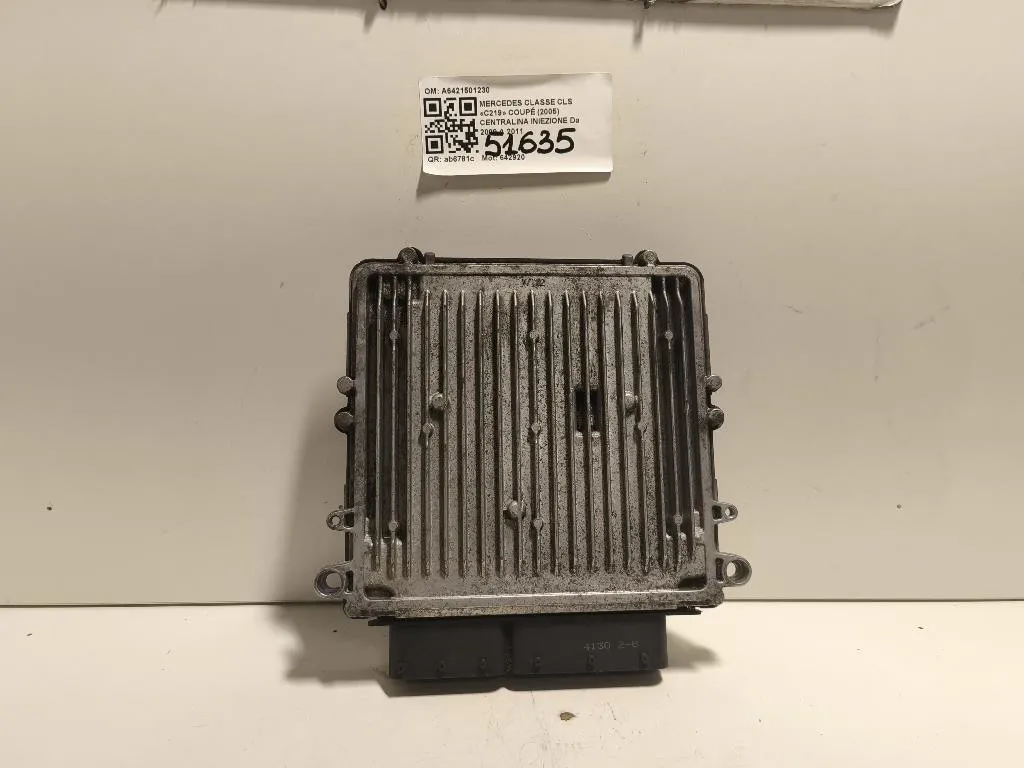 Centralina Iniezione A6421501230 Mercedes Classe CLS C219 Coupé 2005