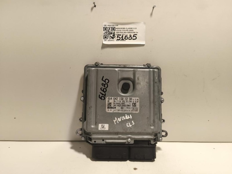 Centralina Iniezione A6421501230 Mercedes Classe CLS C219 Coupé 2005