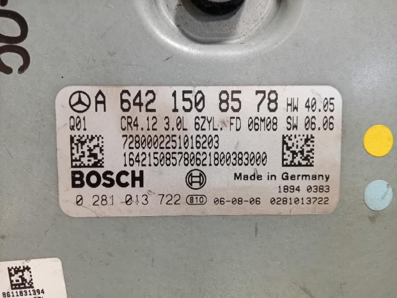 Centralina Iniezione A6421508578 Mercedes Classe E W211 2002