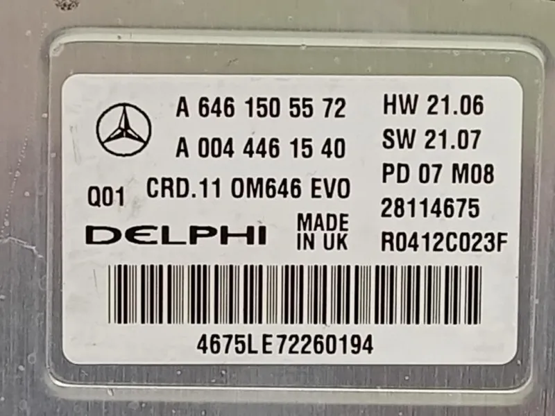 Centralina Iniezione A6461505572 A0044461540 Mercedes Classe E W211 2002