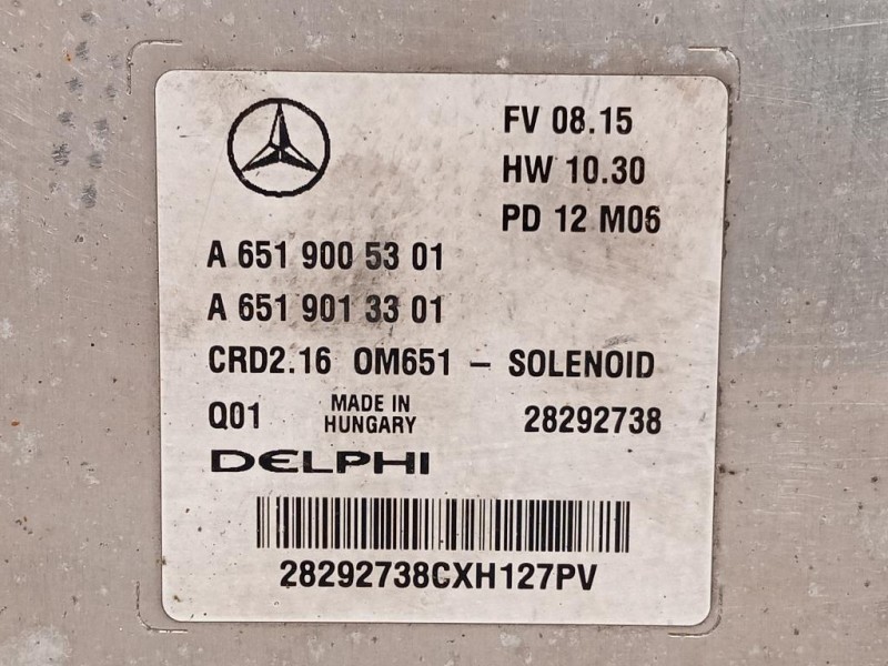 Centralina Iniezione A6519005301 Mercedes Classe E W212 2009