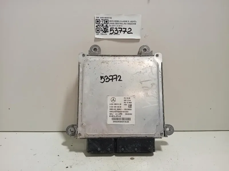 Centralina Iniezione A6519009102 Mercedes Classe E W212 2009