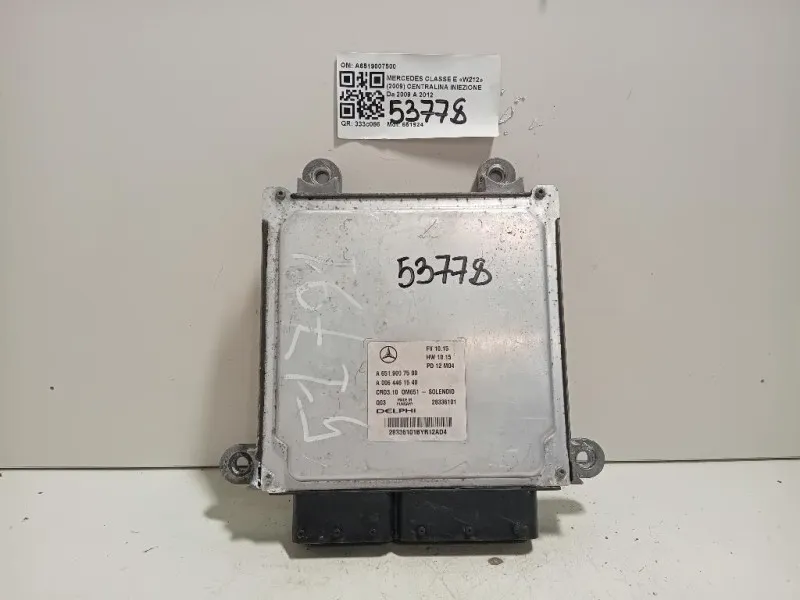 Centralina Iniezione A6519007500 Mercedes Classe E W212 2009