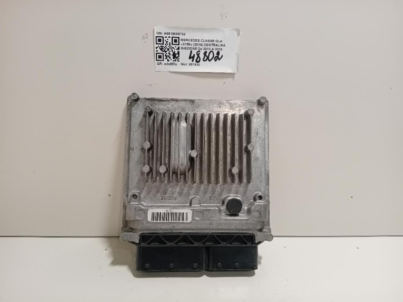 Centralina Iniezione A6519009702 A6519011102 Mercedes Classe GLA X156 2014