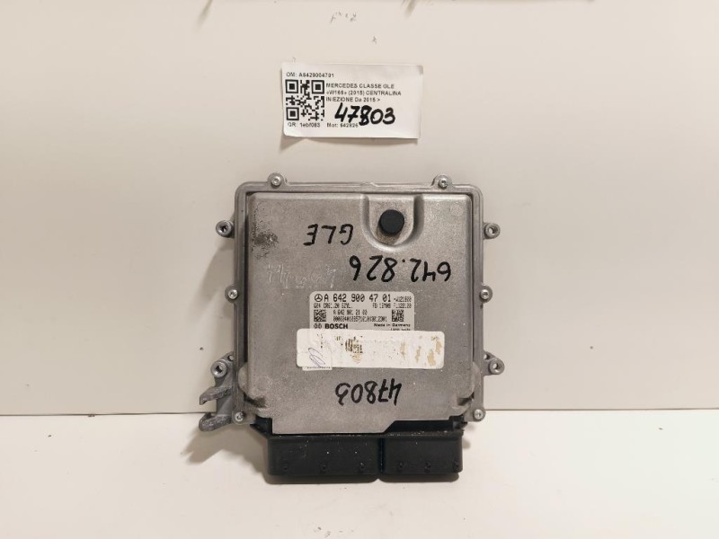 Centralina Iniezione A6429004701 Mercedes Classe GLE W166 2015
