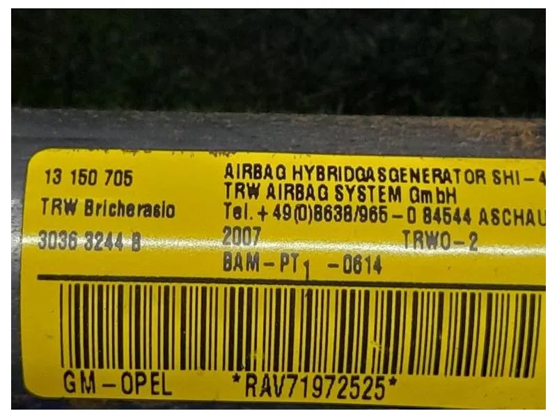 Air-bag A Tendina DX 13150705 Opel Corsa D 2007