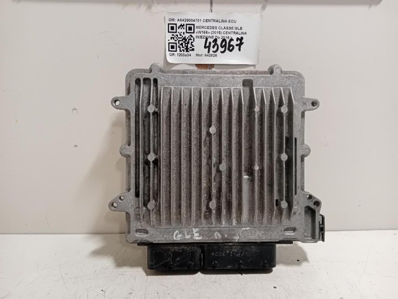 Centralina Iniezione A6429004701 CENTRALINA ECU Mercedes Classe GLE W166 2015