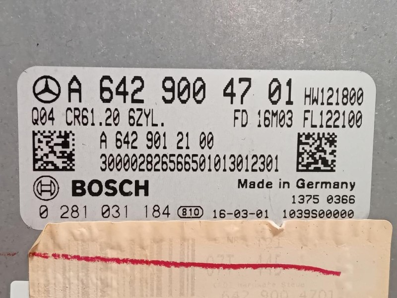 Centralina Iniezione A6429004701 CENTRALINA ECU Mercedes Classe GLE W166 2015