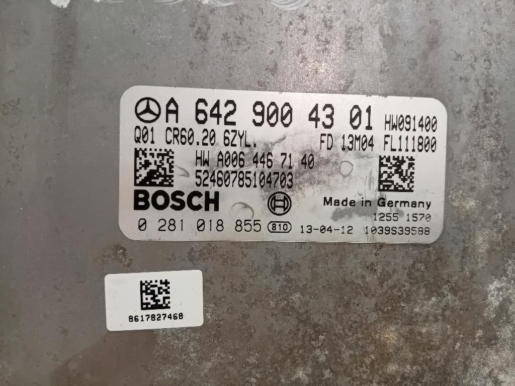 Centralina Iniezione A 642 900 43 01 A6429004301 Mercedes Classe ML W166 2012