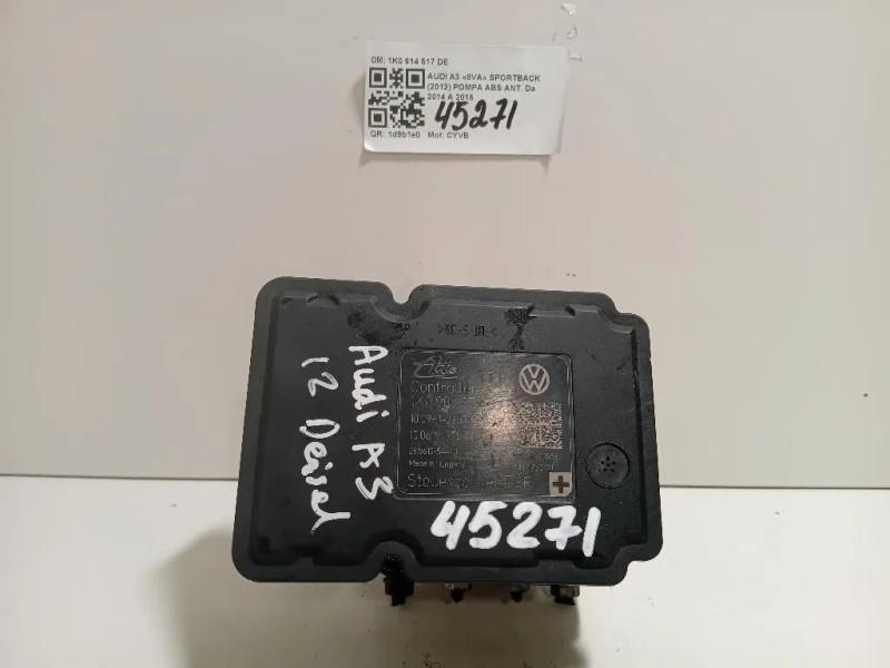 Pompa ABS ANT 1K0 614 517 DE Audi A3 8VA Sportback 2012