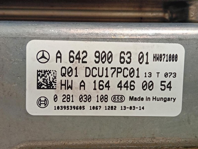 Centralina Iniezione A6429006301 Mercedes Classe ML W166 2012