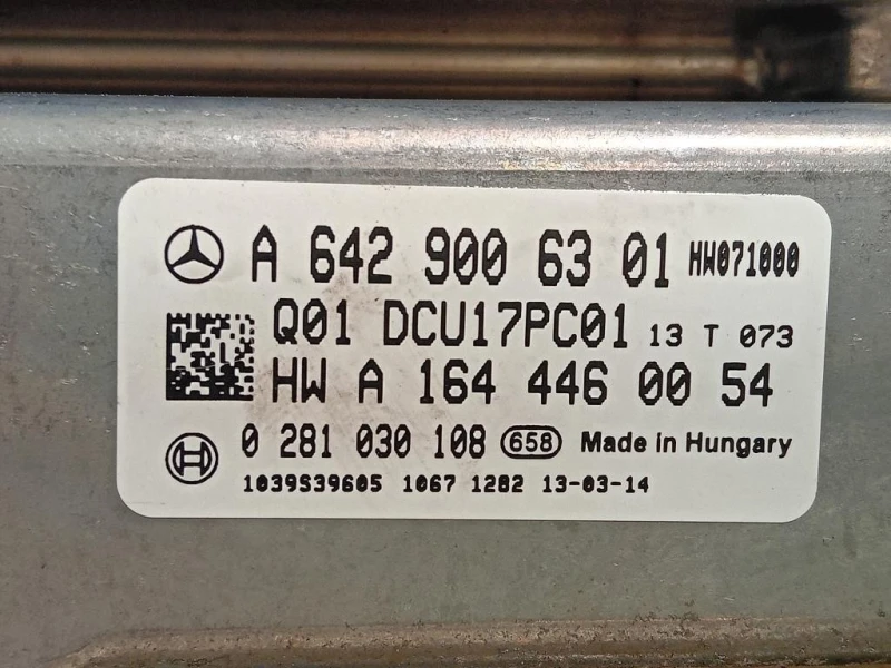 Centralina Iniezione A6429006301 Mercedes Classe ML W166 2012