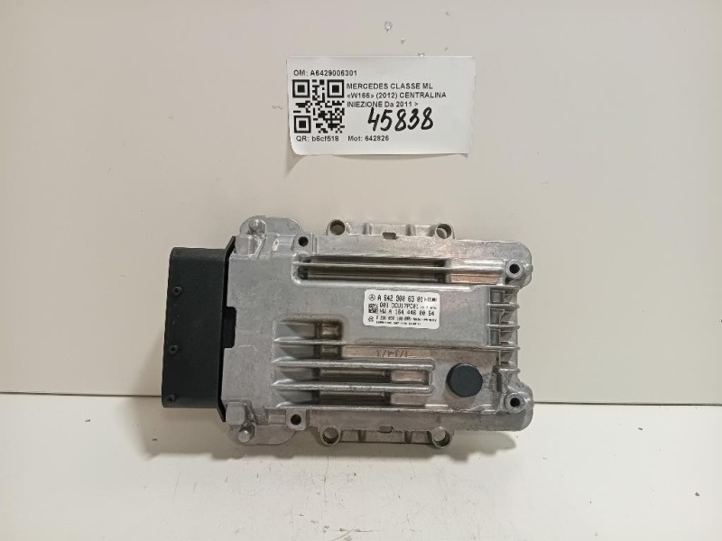 Centralina Iniezione A6429006301 Mercedes Classe ML W166 2012