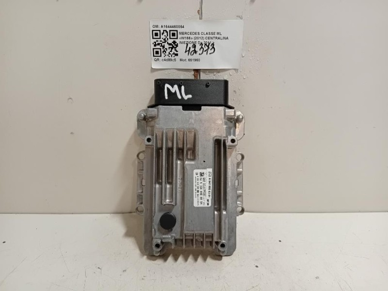 Centralina Iniezione A1644460054 Mercedes Classe ML W166 2012
