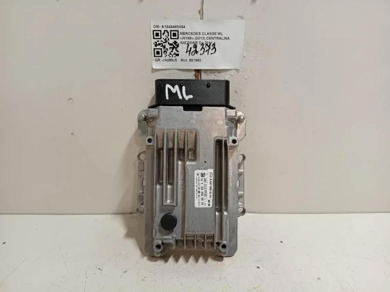Centralina Iniezione A1644460054 Mercedes Classe ML W166 2012