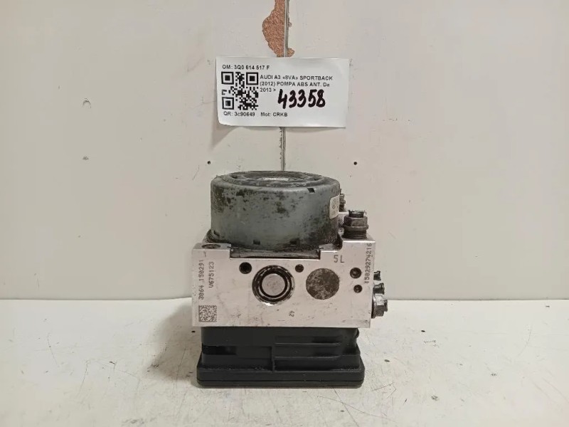 Pompa ABS ANT 3Q0 614 517 F Audi A3 8VA Sportback 2012