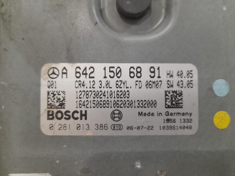 Centralina Iniezione A6421506891 Mercedes Classe R W251 2006