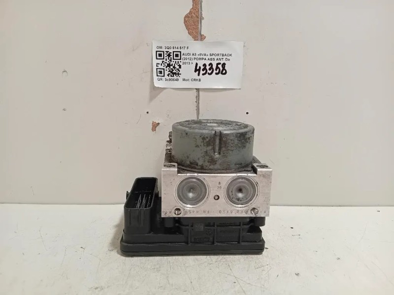 Pompa ABS ANT 3Q0 614 517 F Audi A3 8VA Sportback 2012
