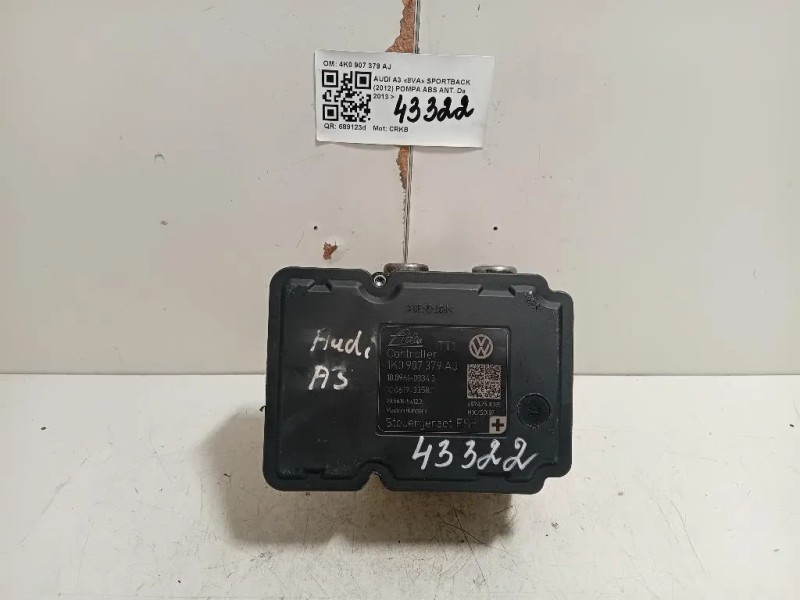 Pompa ABS ANT 4K0 907 379 AJ Audi A3 8VA Sportback 2012