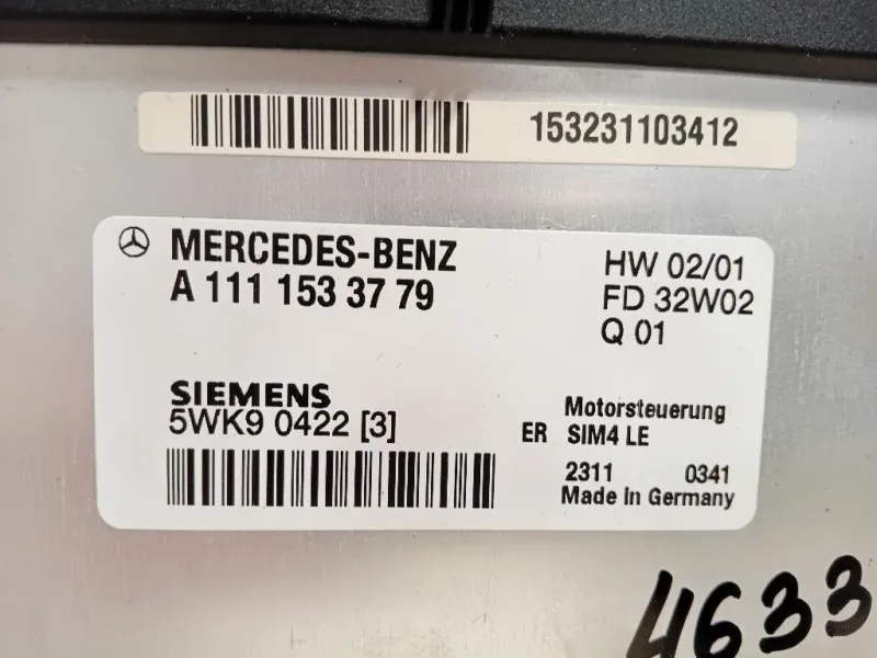 Centralina Iniezione A171 153 37 79 Mercedes Classe SLK R170 1997