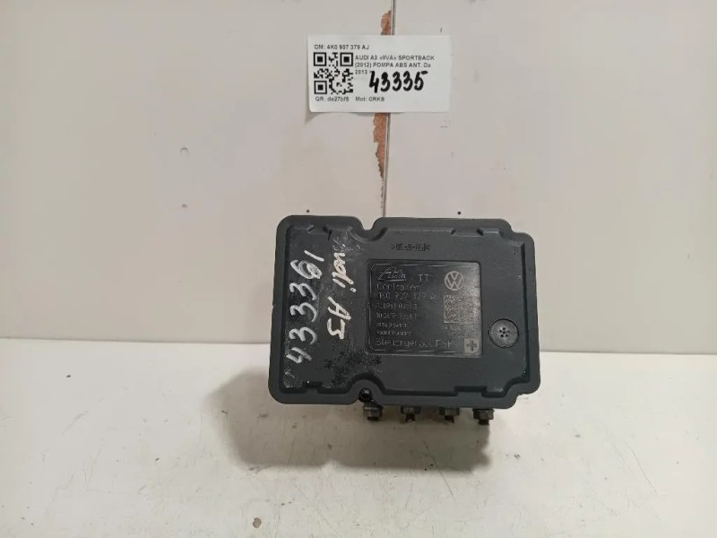 Pompa ABS ANT 4K0 907 379 AT Audi A3 8VA Sportback 2012