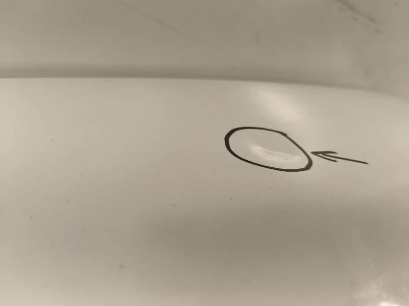 Portello POST 6R6827025C Volkswagen POLO VI 2009