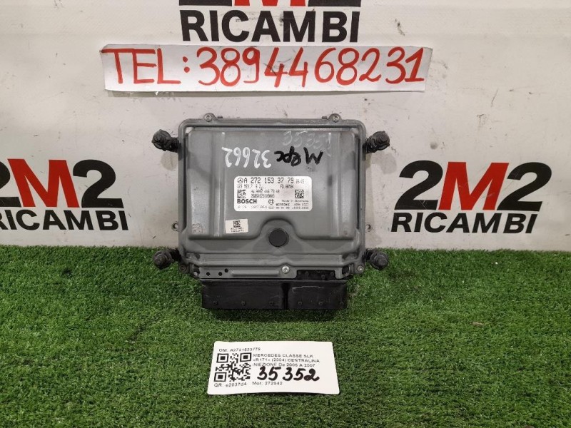 Centralina Iniezione A2721533779 Mercedes Classe SLK R171 2004