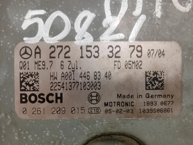 Centralina Iniezione A2721533279 Mercedes Classe SLK R171 2004