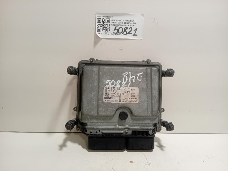 Centralina Iniezione A2721533279 Mercedes Classe SLK R171 2004