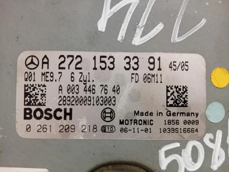 Centralina Iniezione A2721533391 Mercedes Classe SLK R171 2004