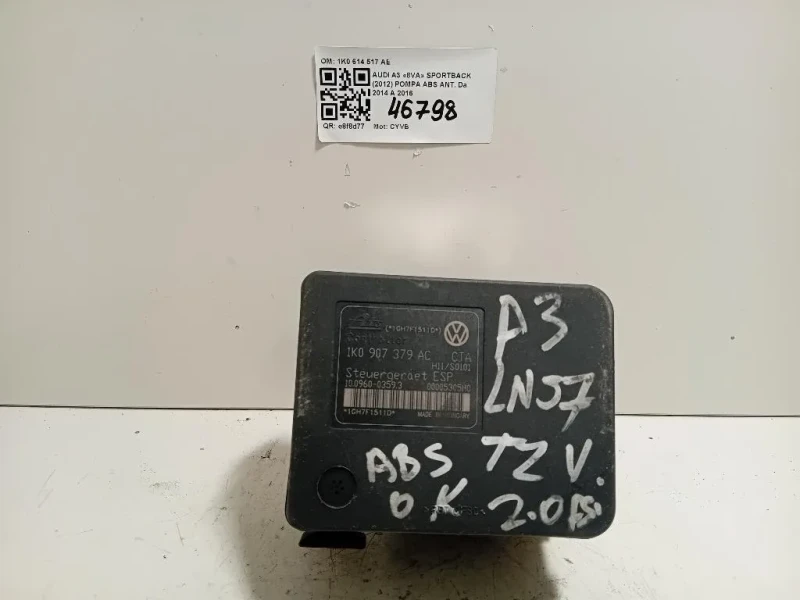 Pompa ABS ANT 1K0 614 517 AE Audi A3 8VA Sportback 2012