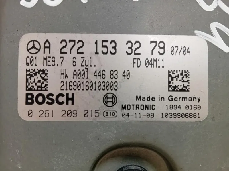 Centralina Iniezione A2721533279 Mercedes Classe SLK R171 2004