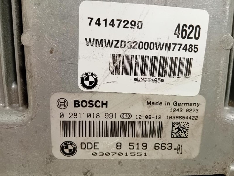 Centralina Iniezione 8 519 663-01CENTRALINA ECU Mini Countryman Cooper R60 2010