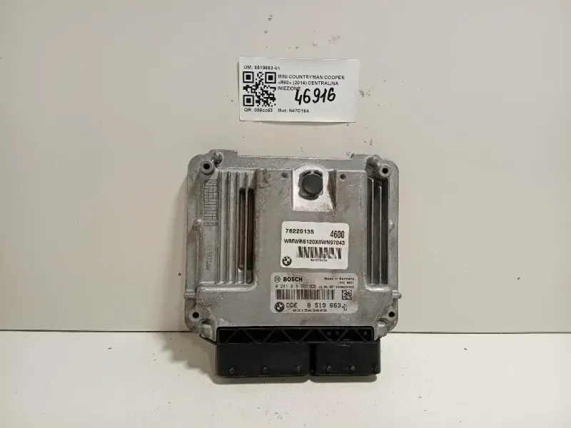 Centralina Iniezione 8519663-01 Mini Countryman Cooper R60 2014
