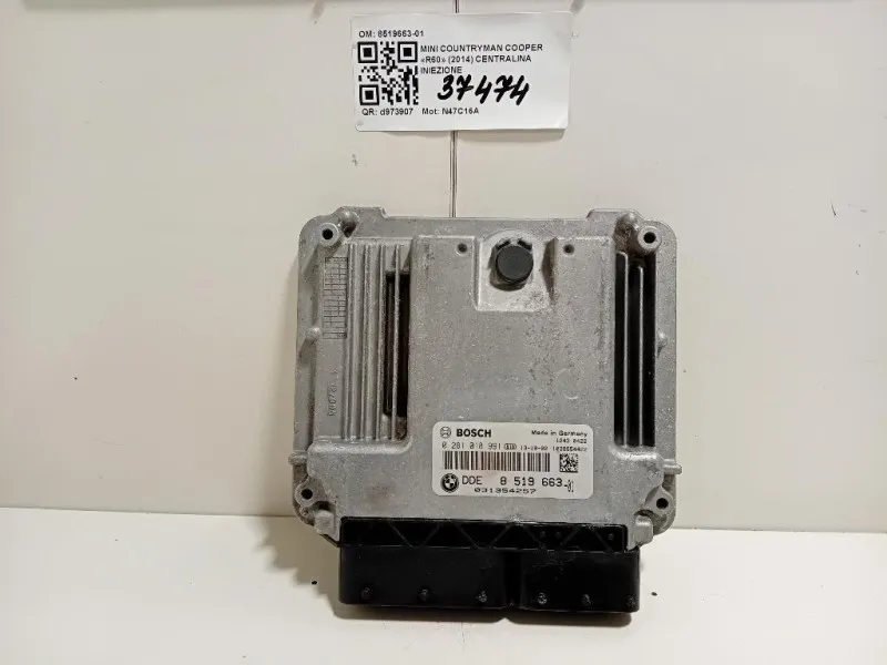 Centralina Iniezione 8519663-01 Mini Countryman Cooper R60 2014